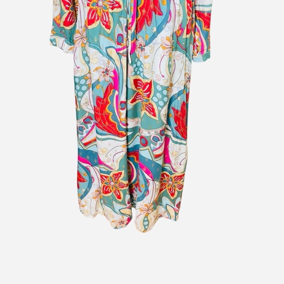 SUHE Multicolor Boho
Floral Maxi Dress - Size L/XL - Styled in
Italy - Picture 4 of 8
